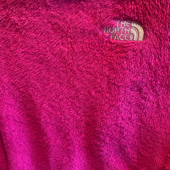 NORTH FACE OSITO HOT PINK FUZZY FULL ZIP JACKET - Picture 4 of 6